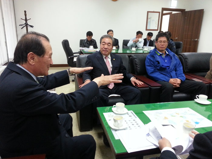 행정개편 추진위 방문