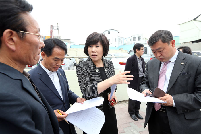 풍남문 주변 주차장부지 현장활동