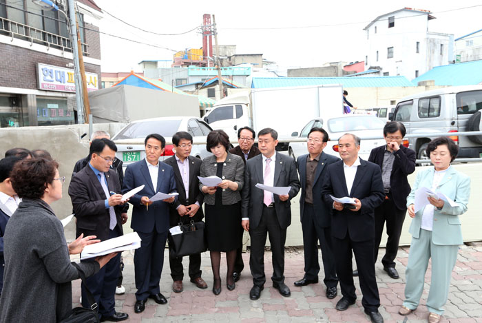 남부시장 주차장 부지 현장활동