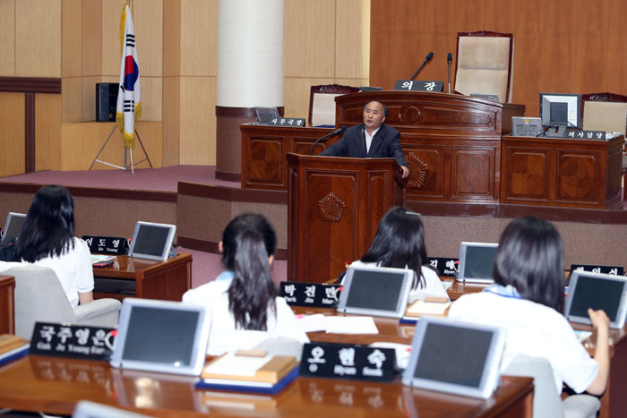 전북 사대부고 전주시의회 방문