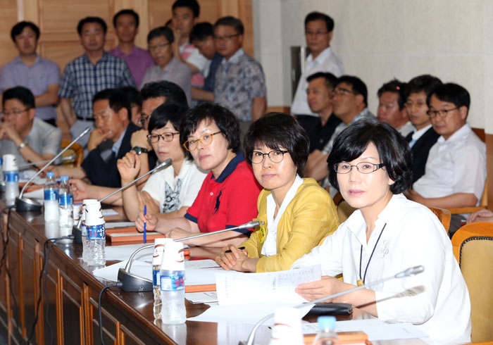 통합관련 합의사항 등 후속대책 논의