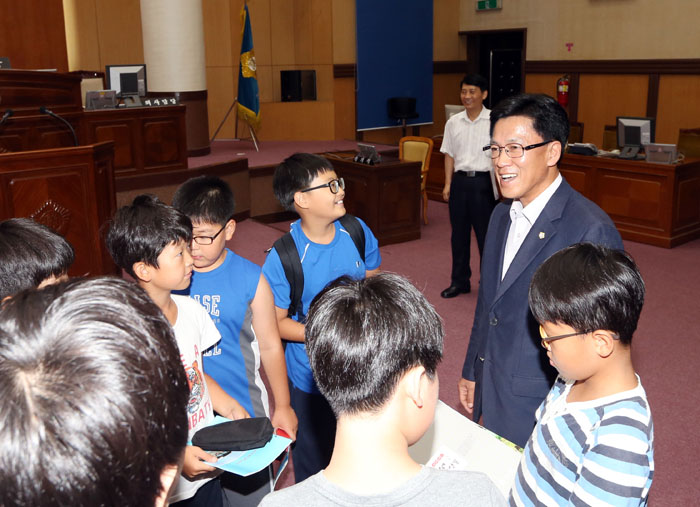 어린이 의회체험 초포초등학교