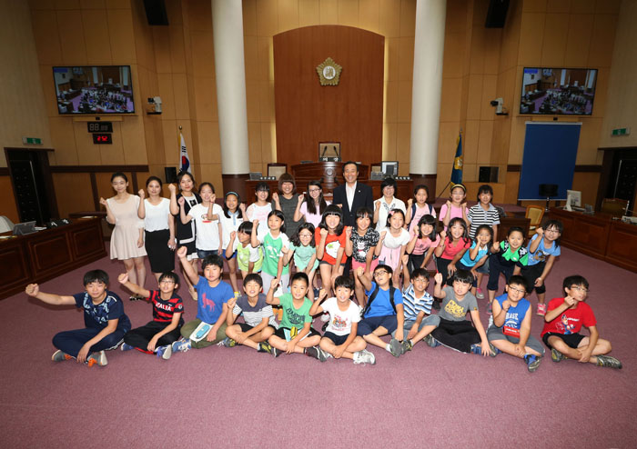 어린이 의회체험 재미있어요