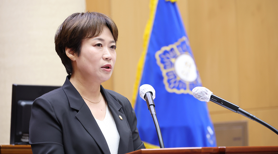 전주시의회 온혜정 의회운영위원회 위원장 사진